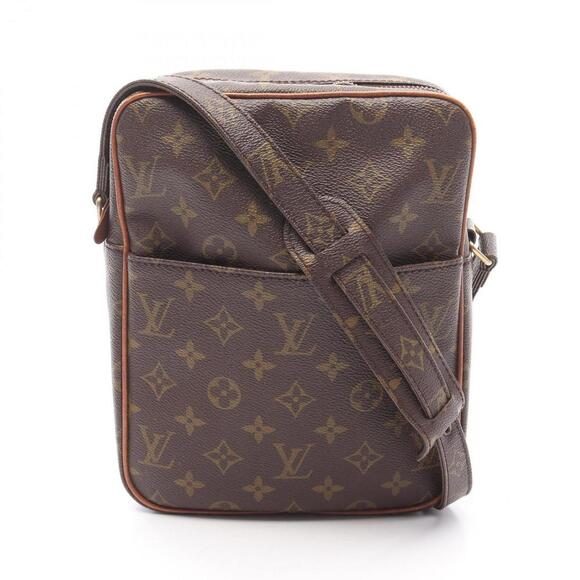 LOUIS VUITTON Brown Monogram Leather Shoulder Bag - Picture 1 of 11